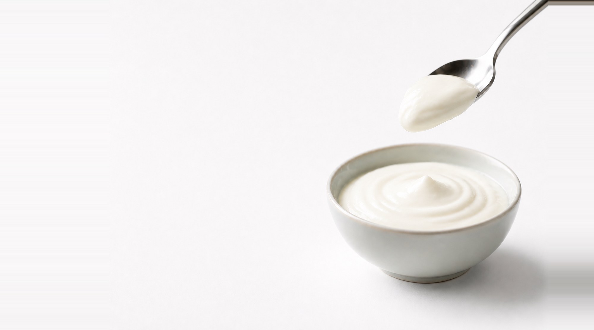 CaBloom bio-texture cream lifted on a spoon